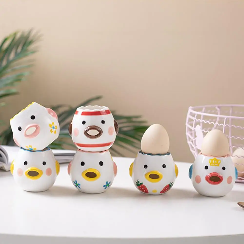 

Yolk Filter Cute 6 Styles Convenient Chicken Shape Mini Hollow Yolk Filter for Home Egg Divider Egg Separator