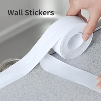 wall sticker bathroom kitchen accessories shower bath sealing self adhesive waterproof sink edge tape kitchen decor