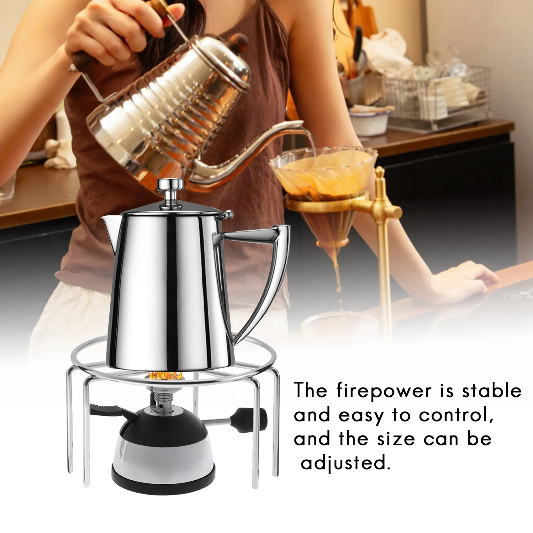 Мини-газовая горелка HT-5015M Mini настольная газовая Бутановая нагреватель сифон