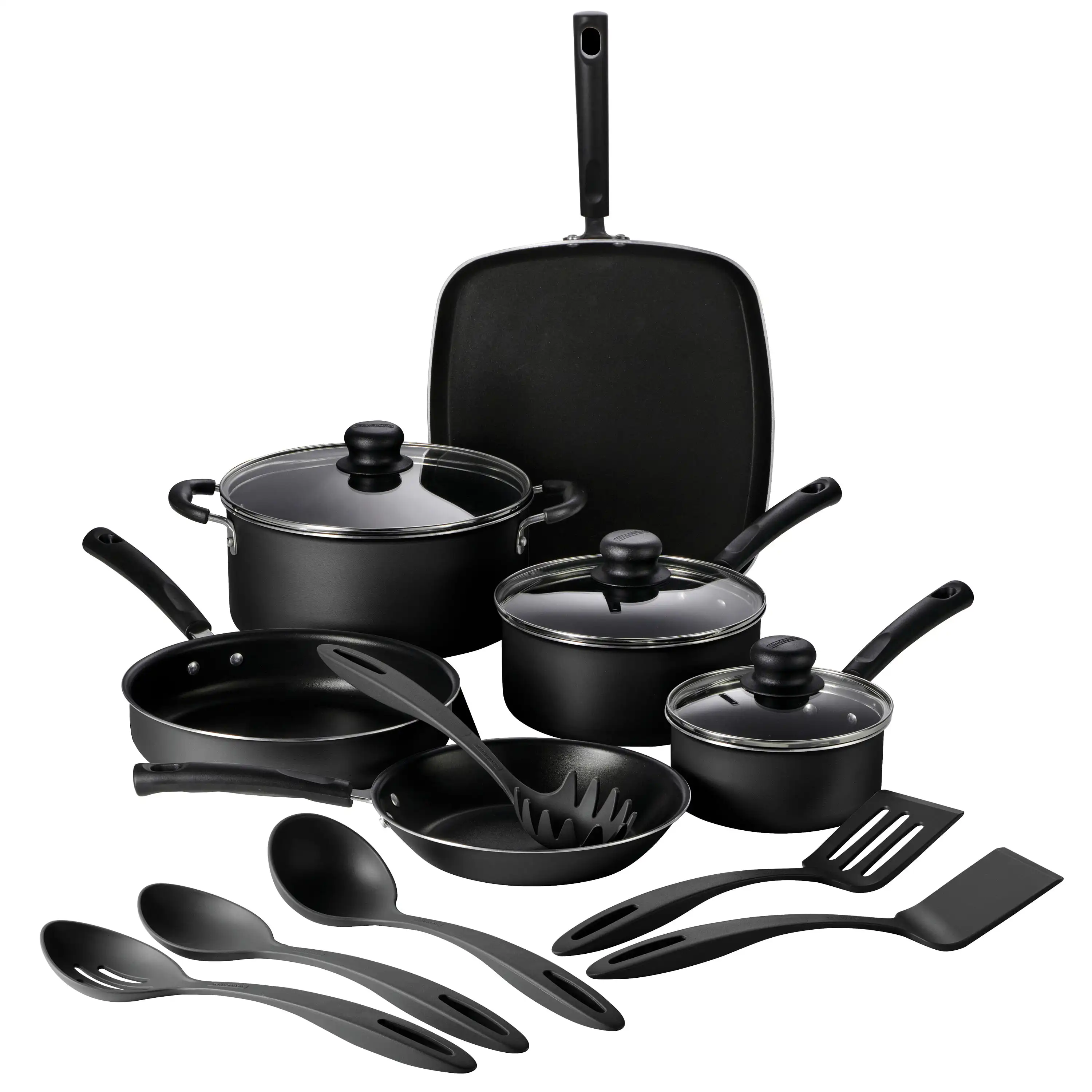 

15 Pc Cookware Set - Storm Aluminum Nonstick