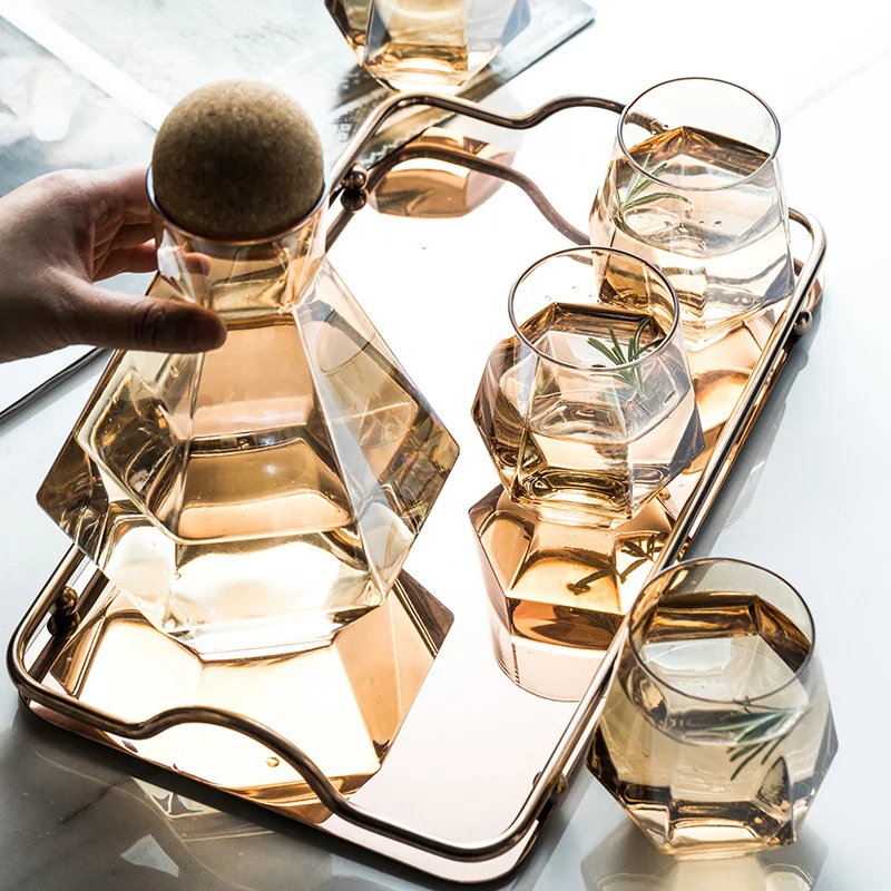 

6 шт./набор, стеклянный кувшин для воды