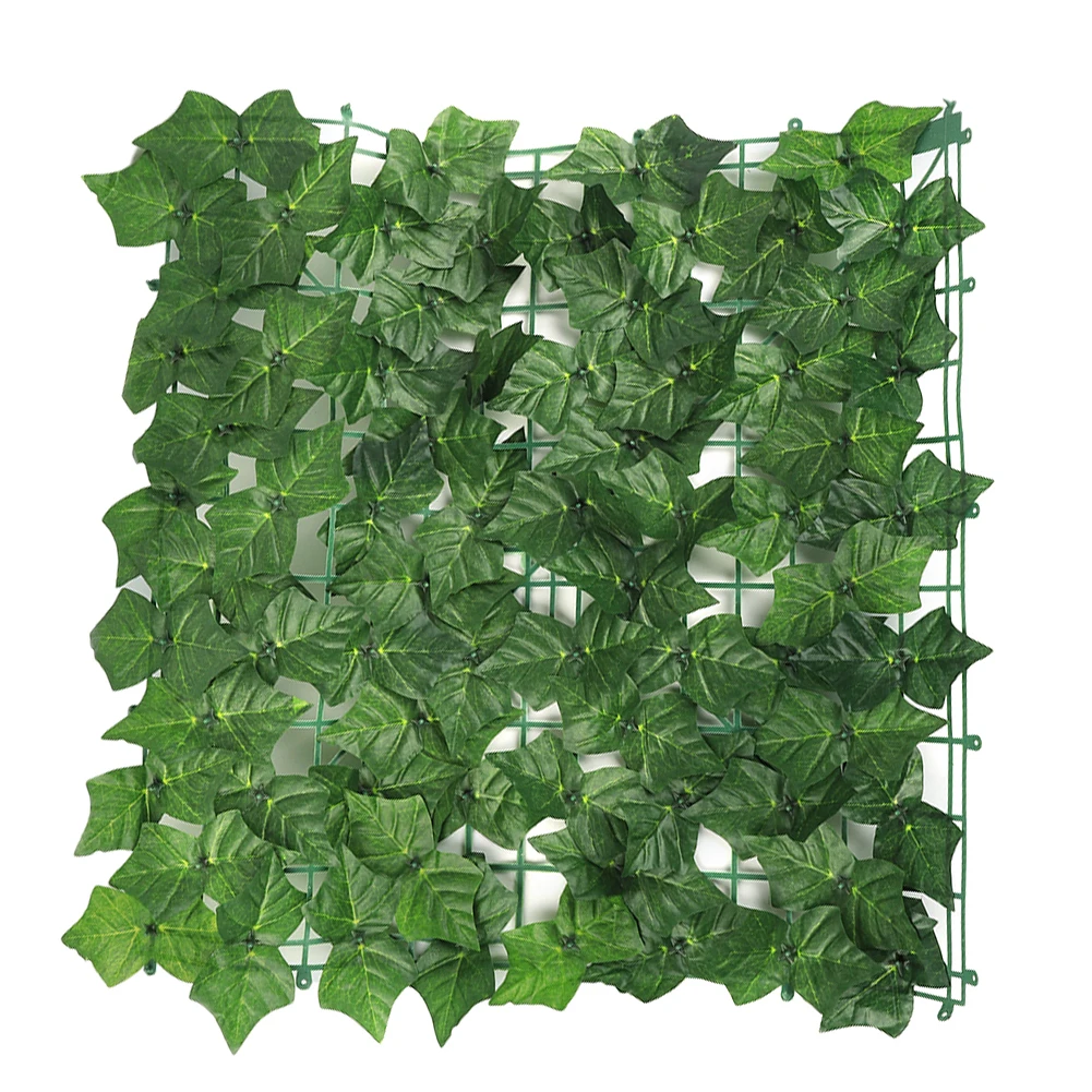 

Artificial Grass Mat 1*3 Meters Artificial Faux Ivy Palm Leaf Privacy Fence Panel Screen For Home Garden Floor Wall Decoration