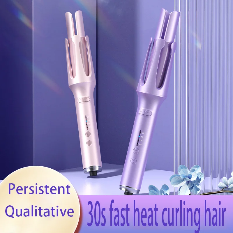 

Automatic Hair Curler for Long Hair Auto Curling Iron Spin Curling Wand 360 Rotating Styling Wand Curler, Auto Shut-Off