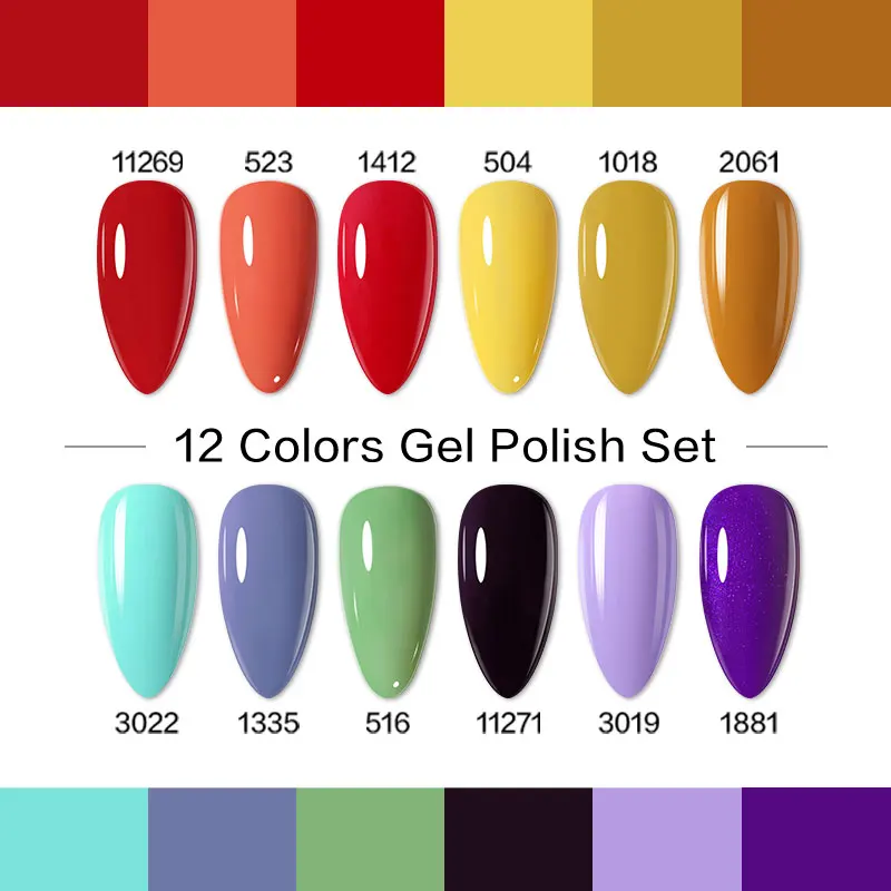 

Clou Beaute Wholesale Color Gel Polish Semi Permanent Gel Varnish Nail Polish 354 Colors for Choose Professional Salon Nails Art