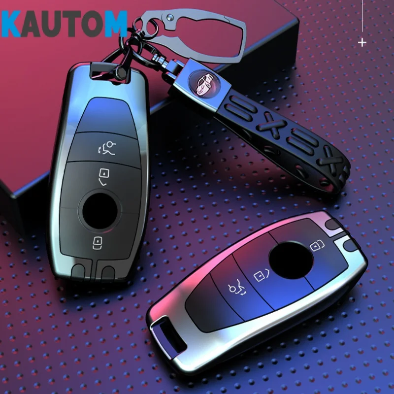 

Car High-End Key Fob Cover Use For Mercedes Benz C Class C260L C200L E Class E300L Glc300L A200L