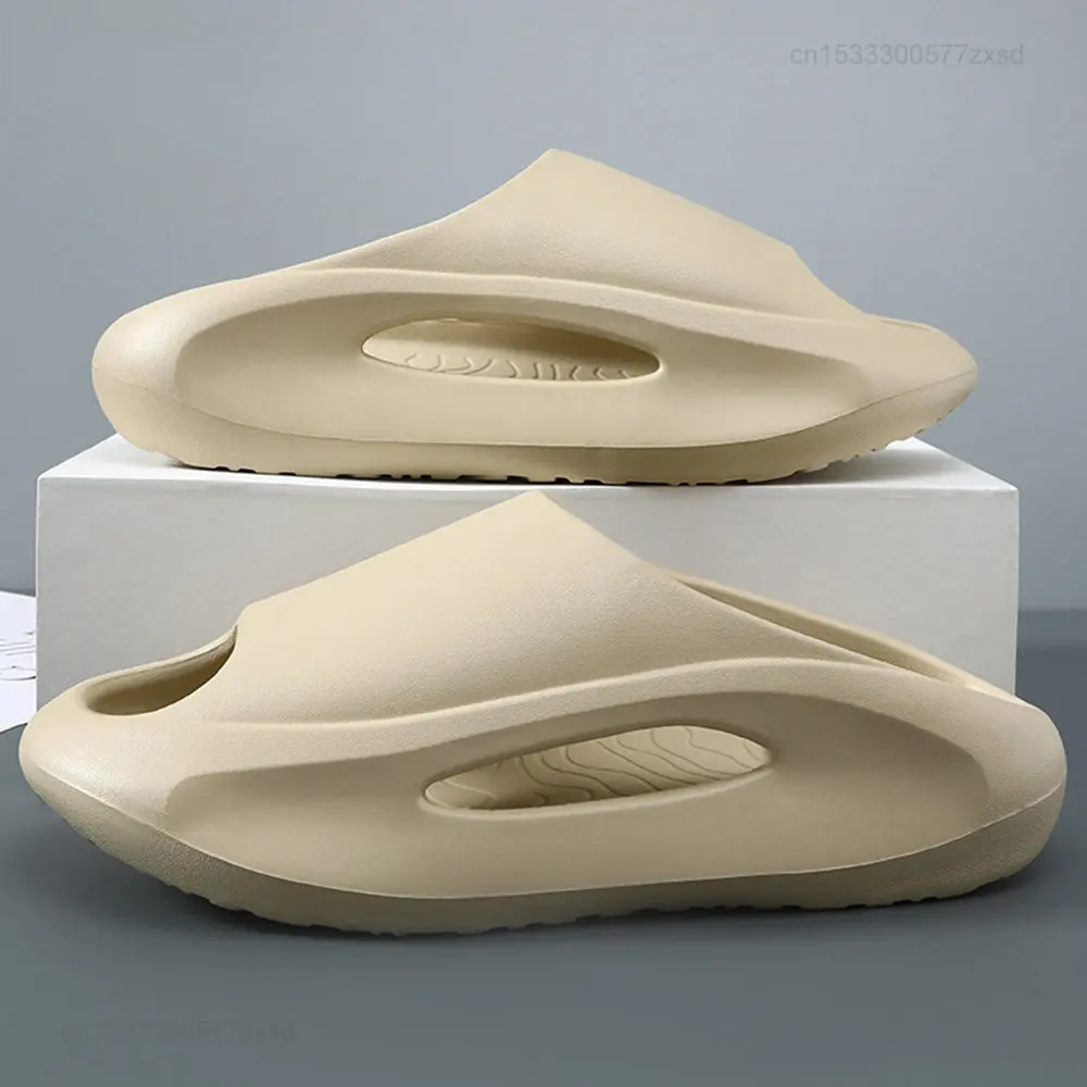 Youpin New Summer Sneaker Slippers For Women Men Thick Bottom Platform Slides Soft EVA Hollow Unisex Sports Sandals Beach Shoes images - 6