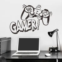 personalized game controller game internet decorative wall stickers cafe boys room wall decoration wallpaper self adhesive