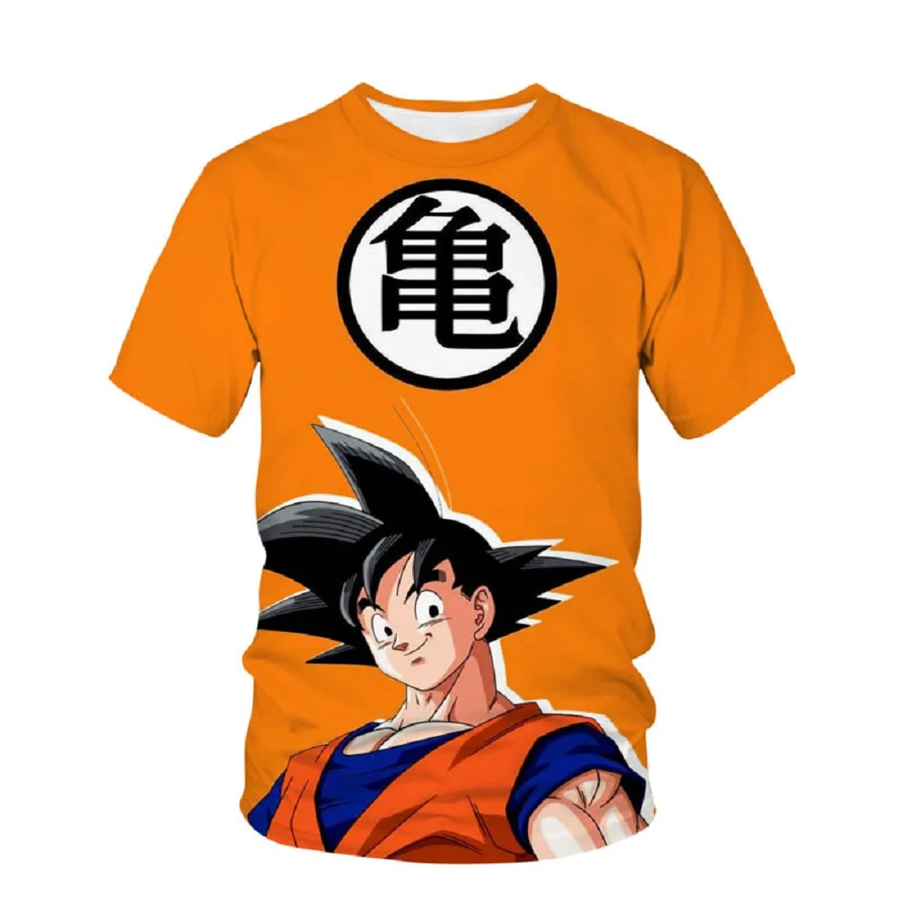 

Men's 3d Dragon Ball Z Printed T-shirt Boutique Monkey King T-shirt Summer Trend Harajuku Loose Short-sleeved Casual O-neck Top