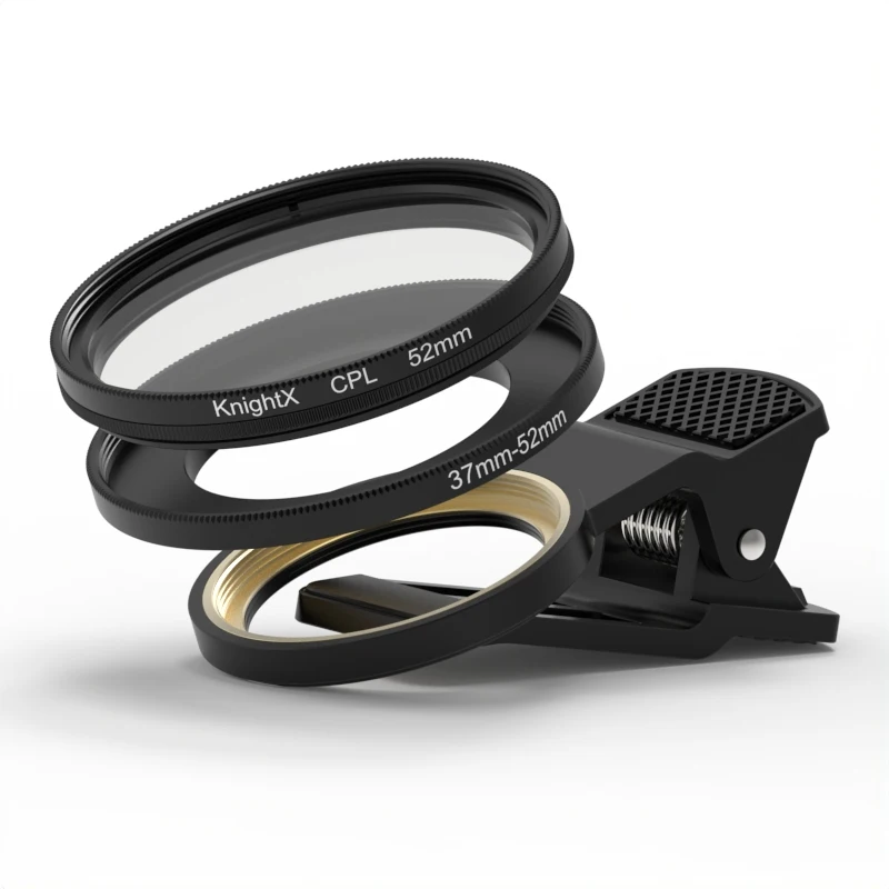 Knightx Портативный Профессиональный Универсальный Поляризационный Фильтр 37-52 Мм С