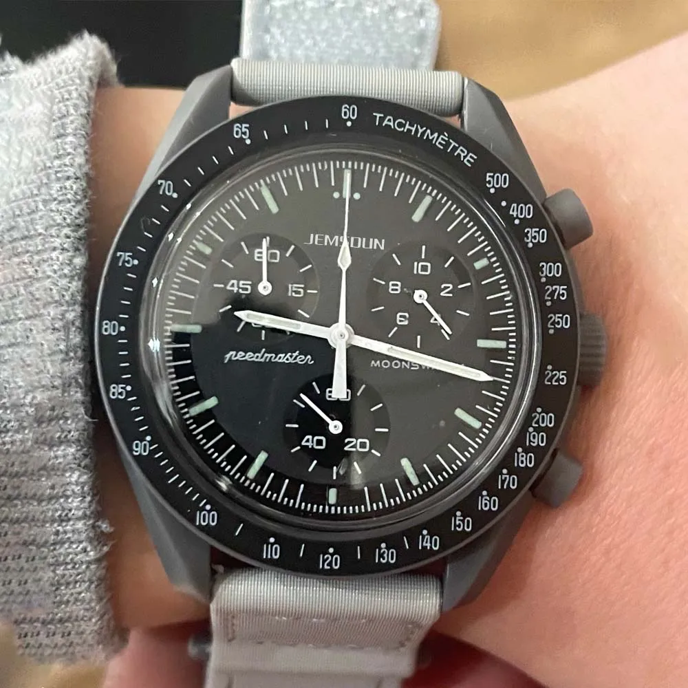 

New AAA Original Brand Watch Multifunction Plastic Case Luxury Watches For Mens Ladies Business Chronograph Explore Planet Clock