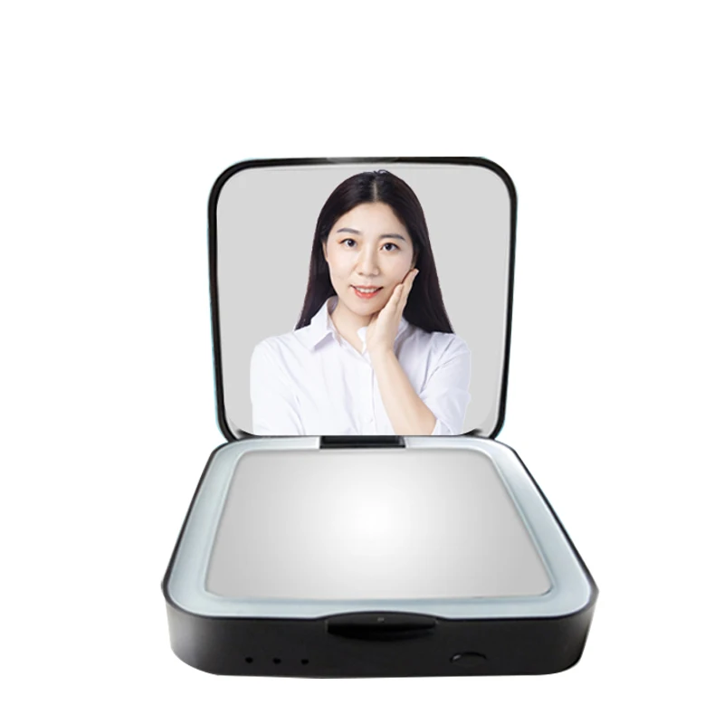 

Multi-Functional Power Bank Mirror with Led Light Fashion with Rechargeable Battery SK1609