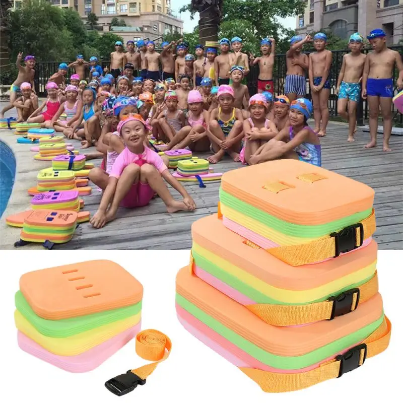 

4 Layers Kids Training Swimming Kickboard Swimming Safety Training Belt Back Float EVA Foam Board Swimming Aid Training Float