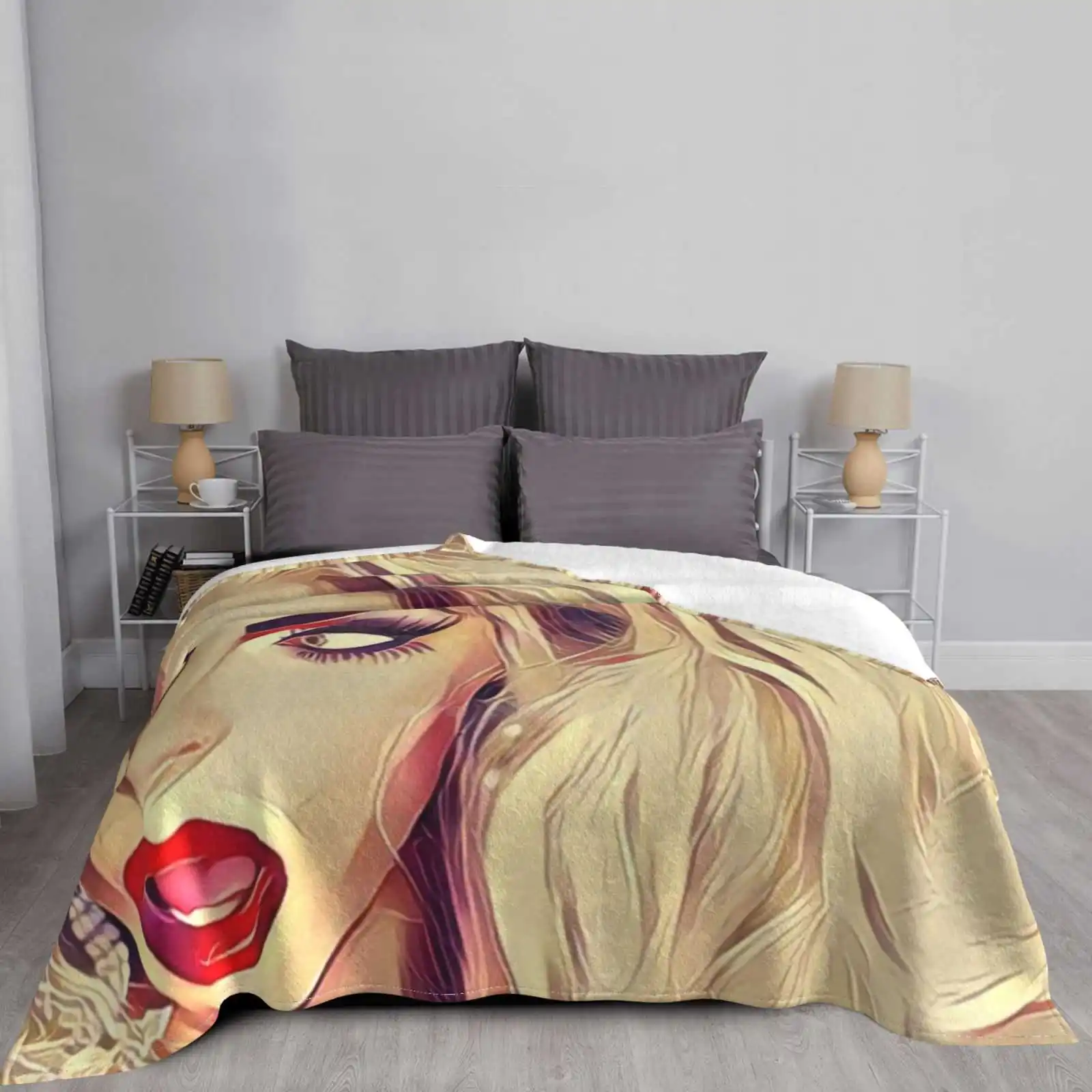 Мягкое теплое легкое тонкое одеяло Alyssa Edwards Drag Queen Rupauls Race Lgbt Gay Fan