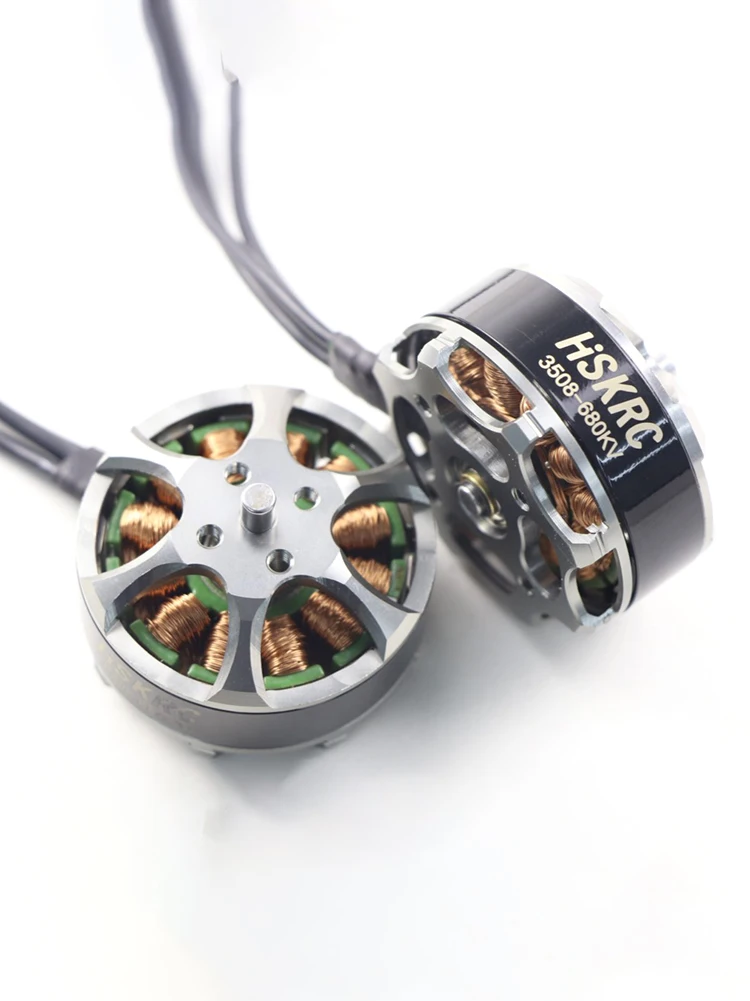 

4 шт. HSKRC 3508 бесщеточный двигатель KV680 3-4S KV380 4-6S для RC Multirotor 550 680 Квадрокоптер гексакоптер дроны DIY запчасти