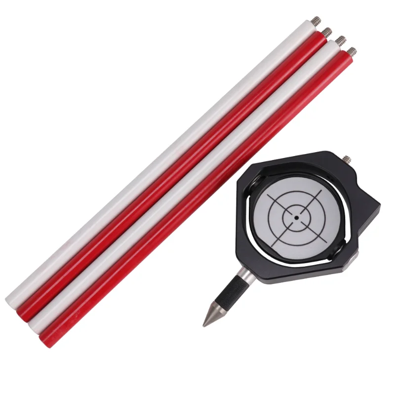 

Hot Sale New Model Reflective Target with Pole RT110 Reflector Pin Pole Kit, Reflective Target Set with Soft Bag