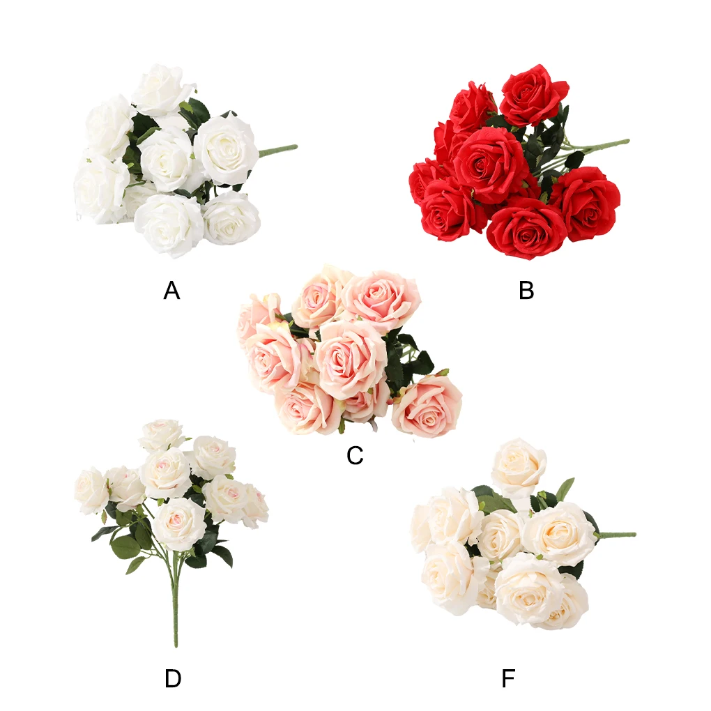 

Good Hand Feeling And Non-toxic Artificial Flowers For DIY Home Decor And Wreaths Realistic Appearance Wide Application White