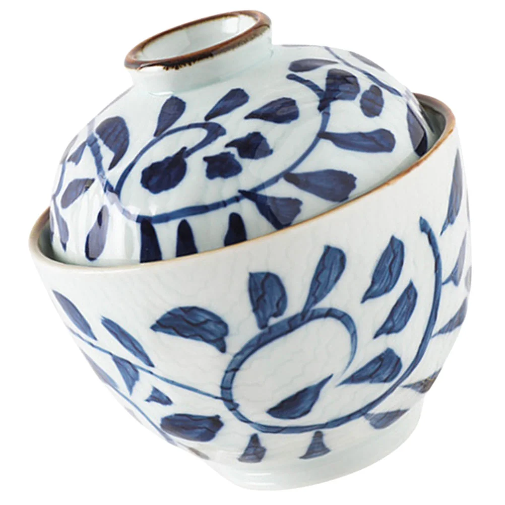 

Waterproof Stew Pot Lid Japanese Soup Bowl Stew Bowl Ceramic Stockpot Bird's Nest Steam Soup Bowl Ceramics Stew Bowl Stew Pan