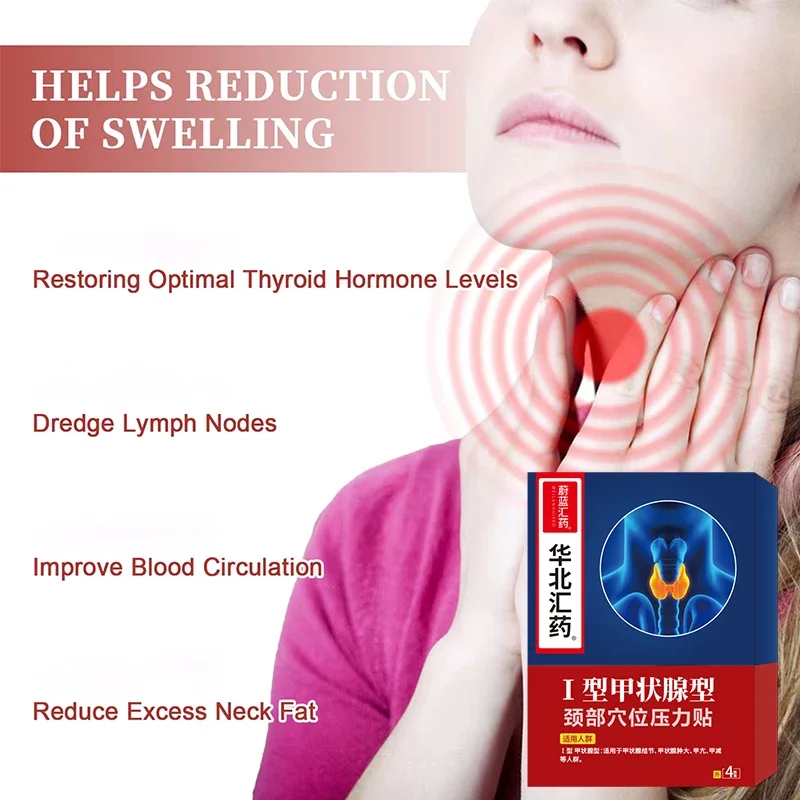 16 шт. травяные Пластыри для снятия симптомов тиреоидной железы