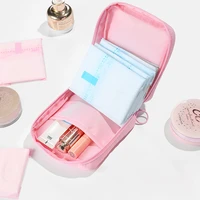 waterproof period pad tampon pouch for teen girls women ladies portable container for napkin tissue toilet paperserviette