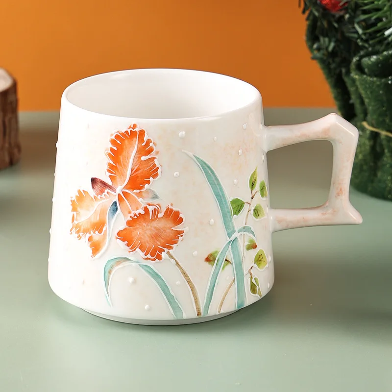 

Кружка со склада, оригинальная домашняя офисная кружка с индивидуальной ручной росписью