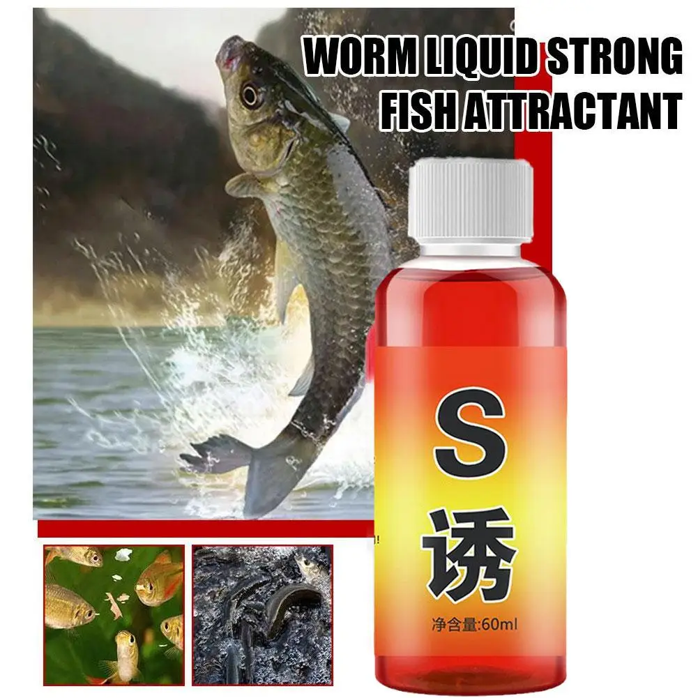 

Worm Liquid Strong Fish Attractant Concentrated Liquid Additive Accessories Fishing Flavor Spray Trout Fishy Y2F0