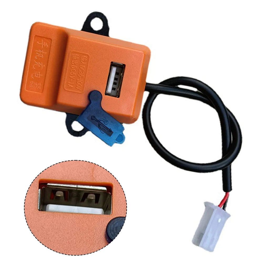 48В 60В 72В до 5В ​ USB-зарядное устройство для мотоцикла USB-адаптер SAE 1A телефона