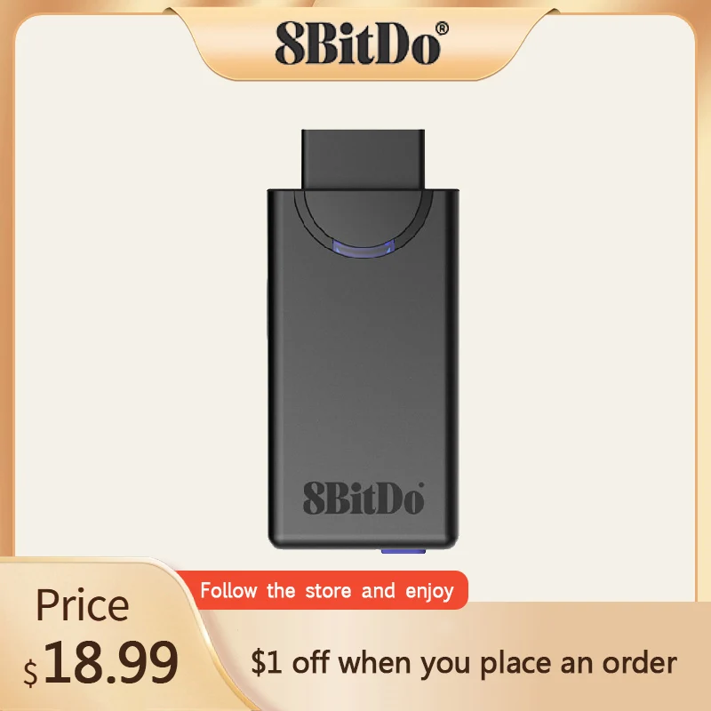 

8BitDo Retro Receiver Wireless Adapter for Mega Drive Bluetooth Sega Genesis and Original Sega Genesis