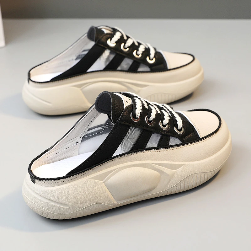

2023 New Spring and Summer Women's Slippers Casual Comfort Flat Shoes Outdoor Fashion High Heel Thick Sole Women's Slippers