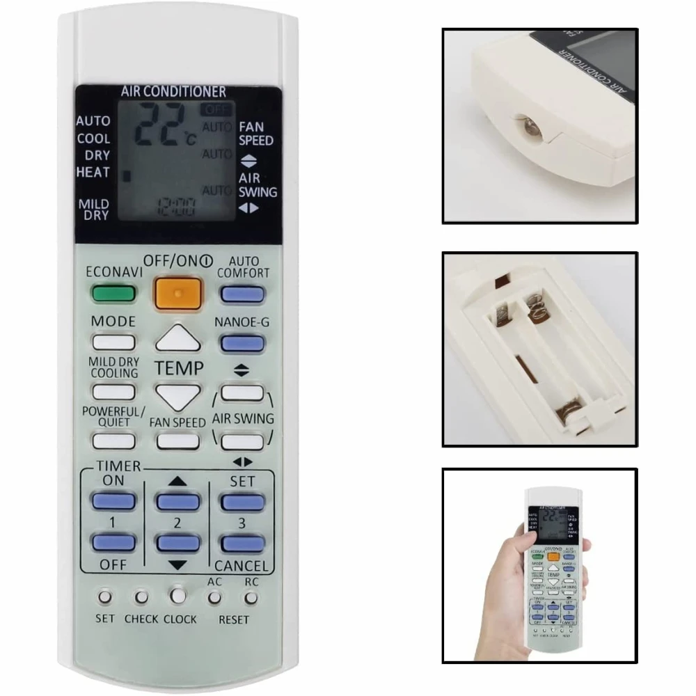 

Air Conditioner Remote Control For Panasonic Air Conditioner Remote Control A75C3300 3208 3706 3708 3883 3935