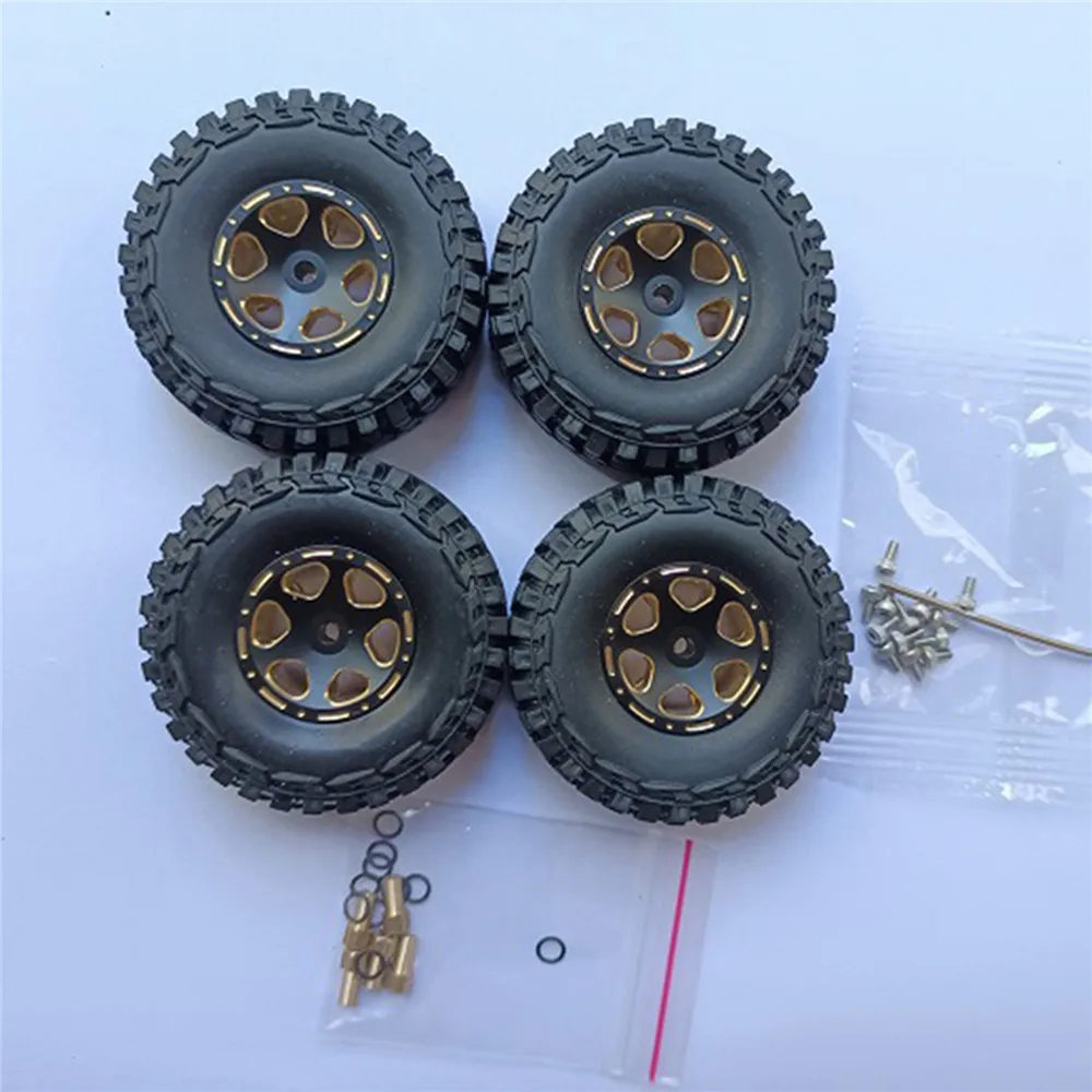 

Metal 1/24 Widened Weighted Tire Set Model Car Accessories For AXIAL SCX24