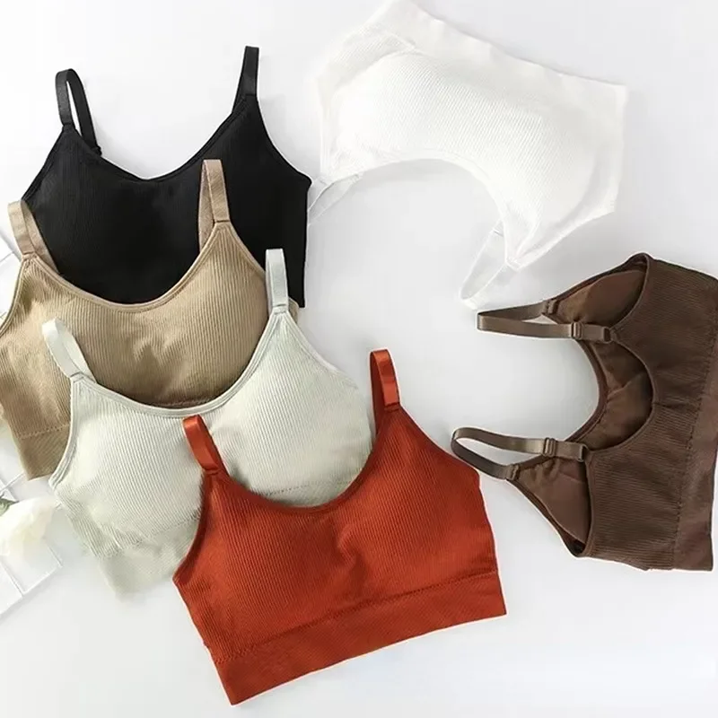 

Hot Sale Seamless Brassiere Bras for Women Full Cup Breathable Bralette Wire Free Sleep Bra Tube Top for Sports Bra High Quality