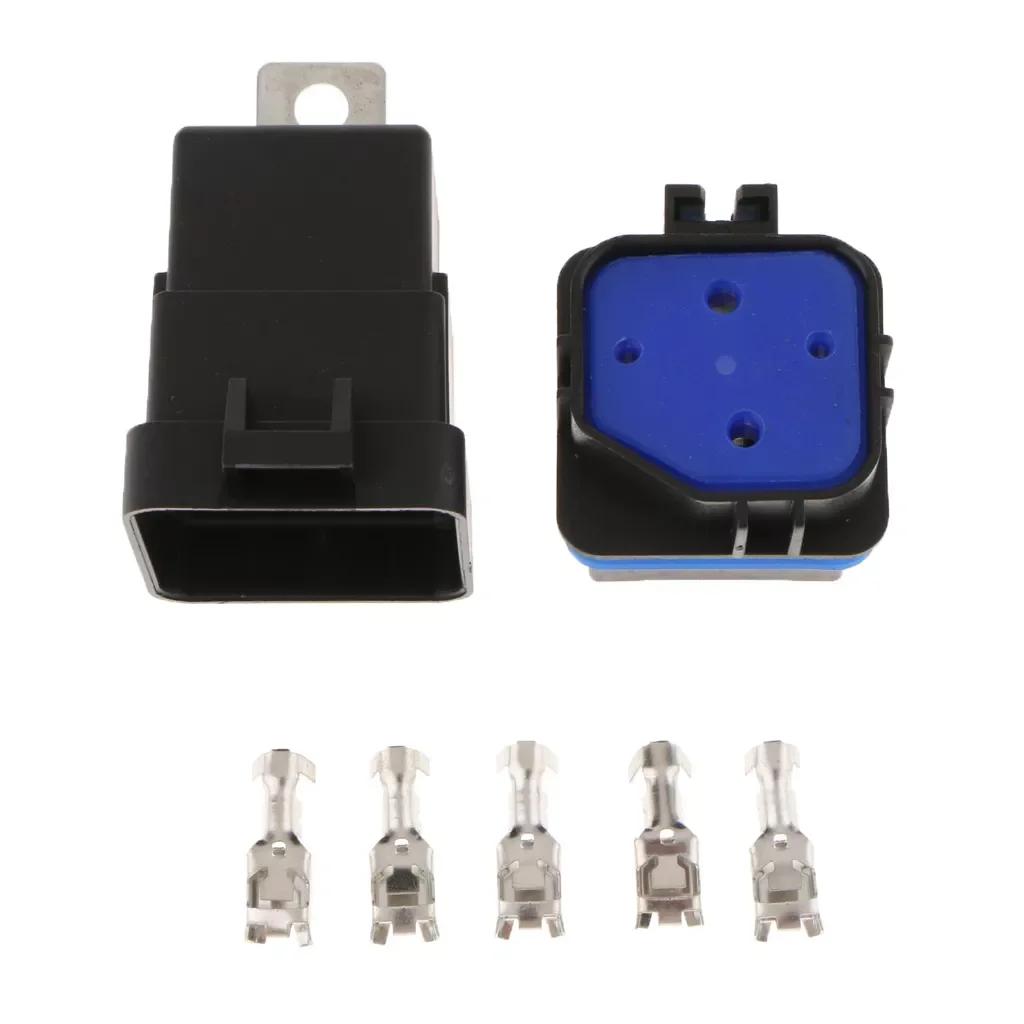 

Car SUV RV Boat 12V 40Amp 5Pin Waterproof Sealed Integrated Relay Kit Socket