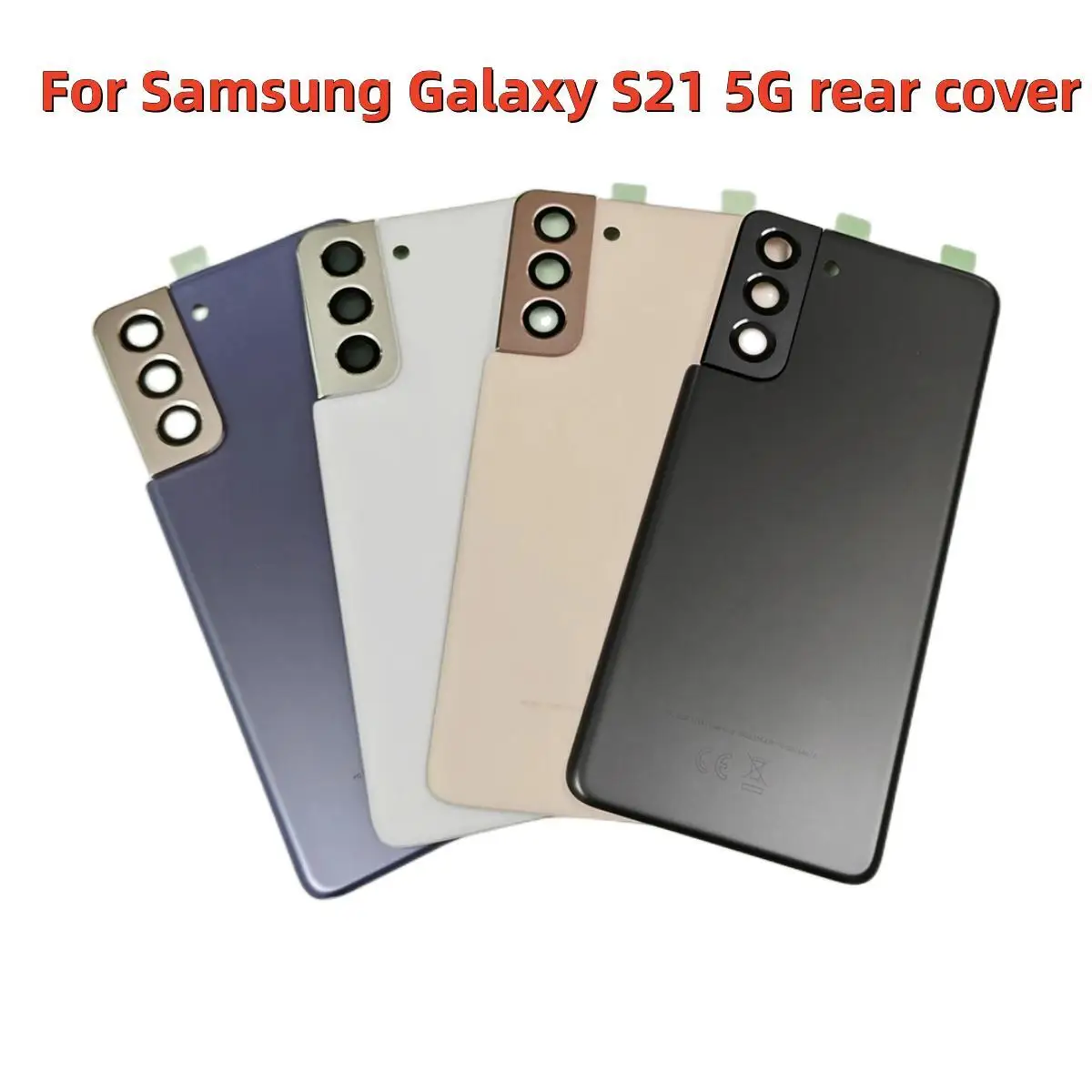 

Original S21 5G SM-G991 Back Cover For Samsung Galaxy S21 5G Back Door Replacement Battery Case, Rear Housing Cover +Camera Lens