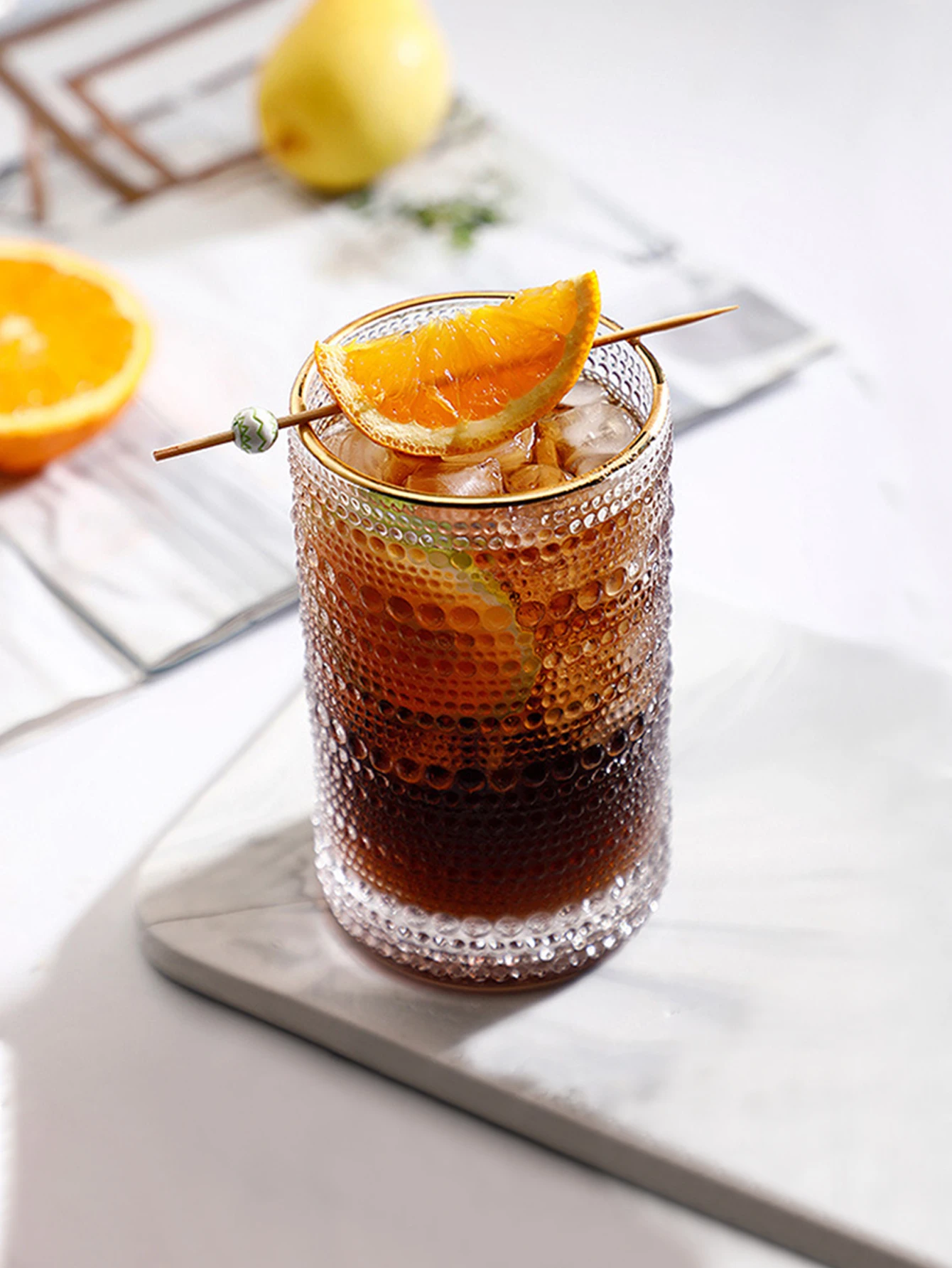 Стакан Для Виски В Винтажном Стиле KLP Ins Ветрозащитный Защитный С Высоким Шариком