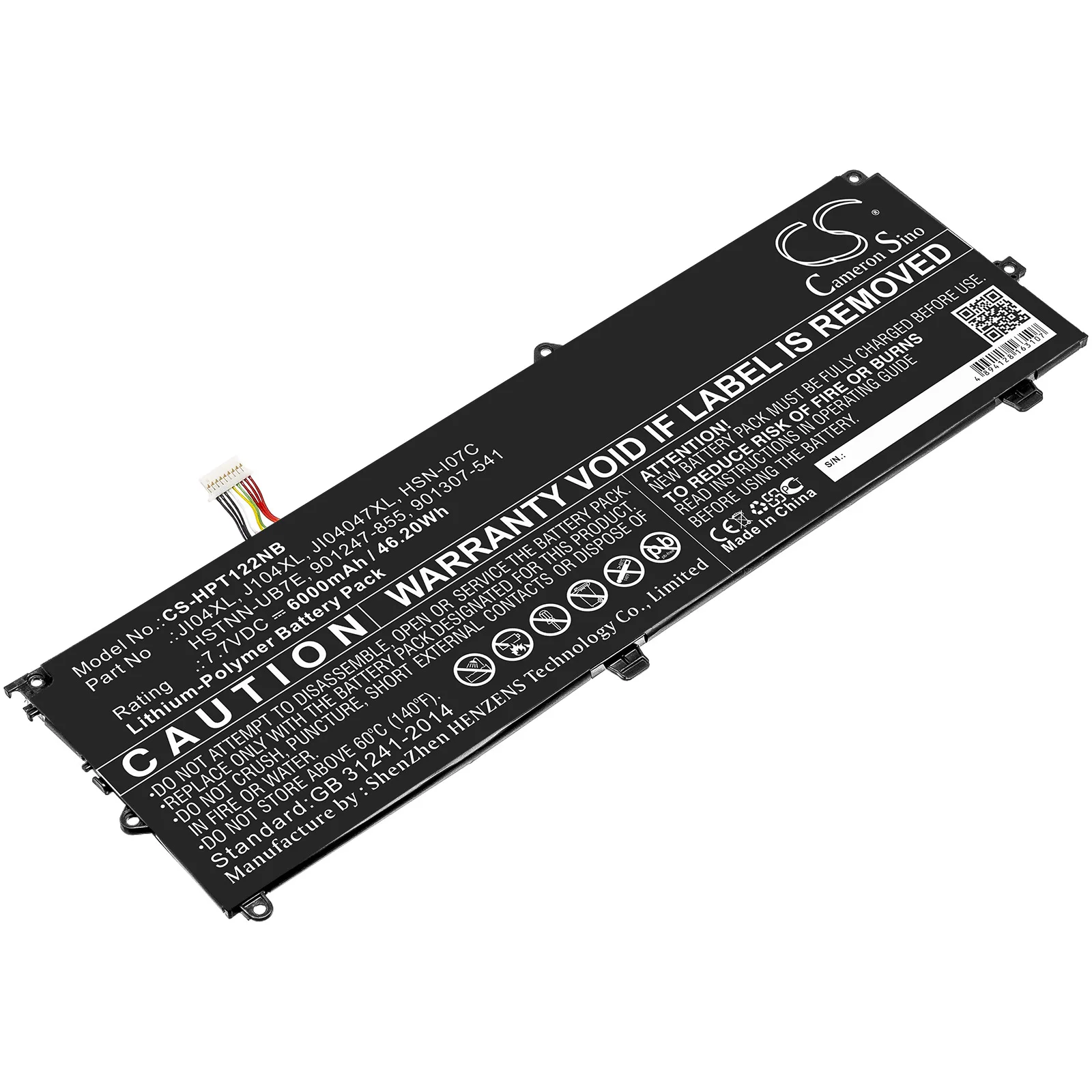 

Applicable HP HP Ji04XL 901247-855 HSN-I07C Battery Ji04047XL