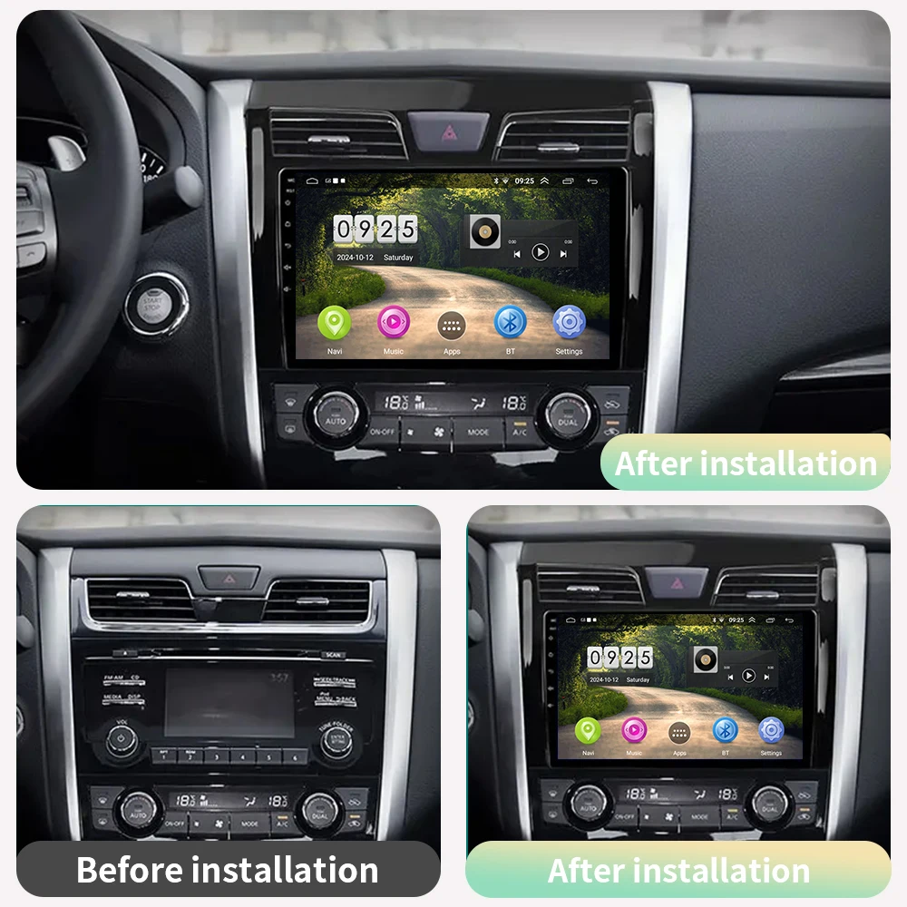 Android 13 Carplay Радио для Nissan ALTIMA TEANA 3 2013-2018 GPS Автомобильный видеоплеер Auto WIFI BT