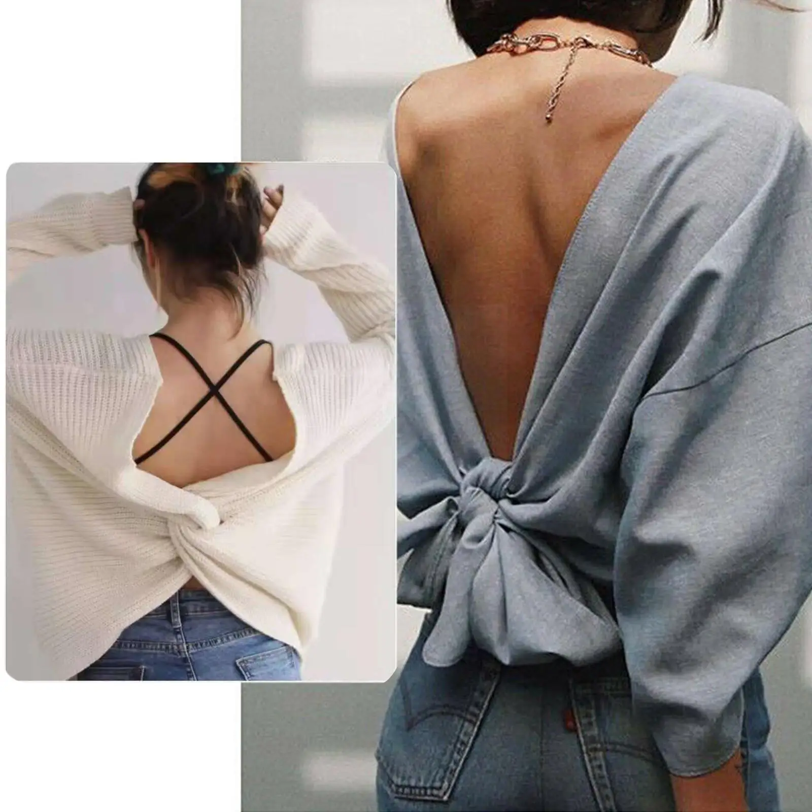 

Sexy Girls Low Back Bras U-Type Ice Silk Comfortable Free Lingerie Tank Women Wire Color Underwear Top Bralette C6S5