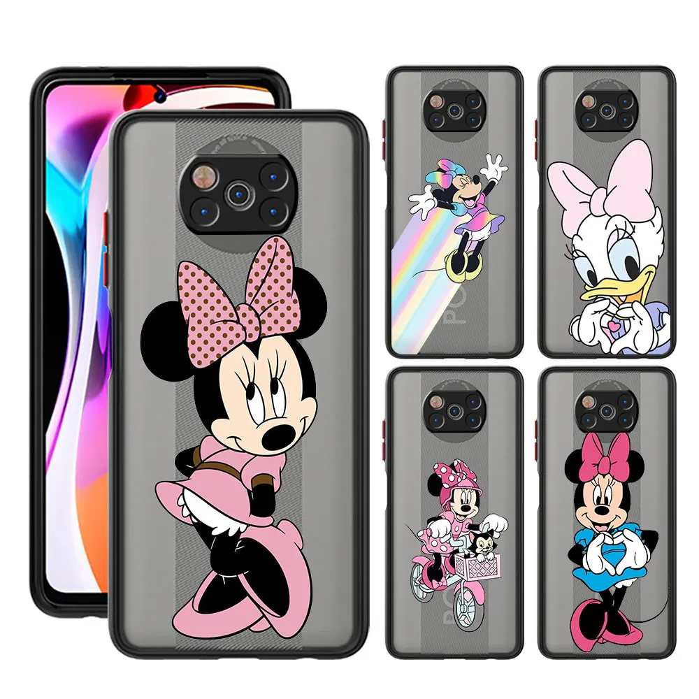 

Rainbow Mickey Minnie Daisy Friends For Xiaomi POCO X4 M4 Pro 5G M3 9T F3 F4 GT 11T MI 11 lite X3 NFC 10T Etui Coque