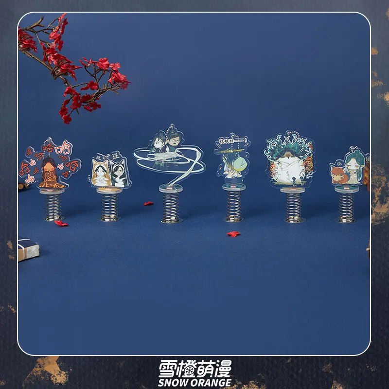 

Аниме Tian Guan Ci Fu Xie Lian Hua Cheng BL акриловый весенний Вибрационный мультяшный смешной стенд модель пластина косплей брелок подвеска