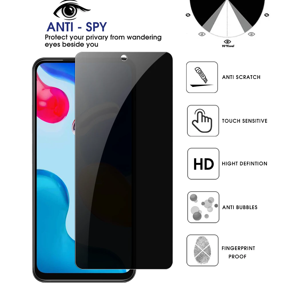 Антибликовая защитная пленка из закаленного стекла для Xiaomi Redmi Note 11S Защита