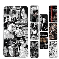 anime attack on titan eren phone case soft silicone case for huawei p 30lite p30 20pro p40lite p30 capa
