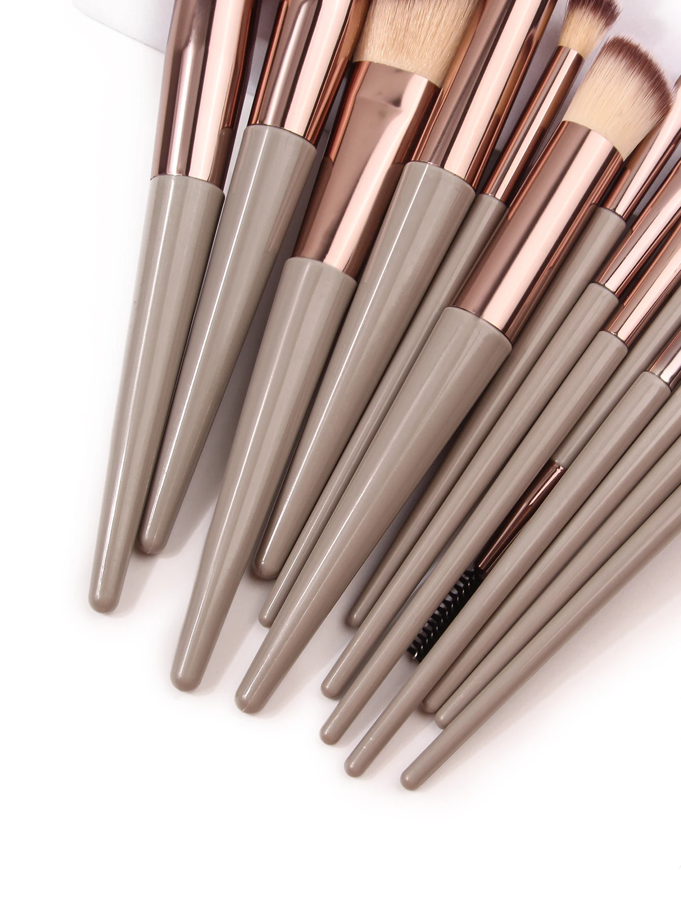 Набор кистей для макияжа цвета шампанского 14 дюймов кисть теней пудры ведро