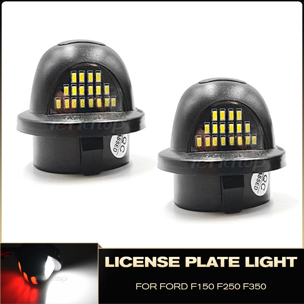 

Светодиодный ные лампы для номерного знака для Ford F150 F-150 F-250 F 150 250 350 450 Luces автомобильный номерной знак лампа в сборе