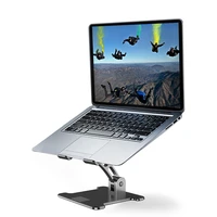 foldable laptop stand portable notebook support base holder adjustable computer stand with heat vent collapsible laptop riser