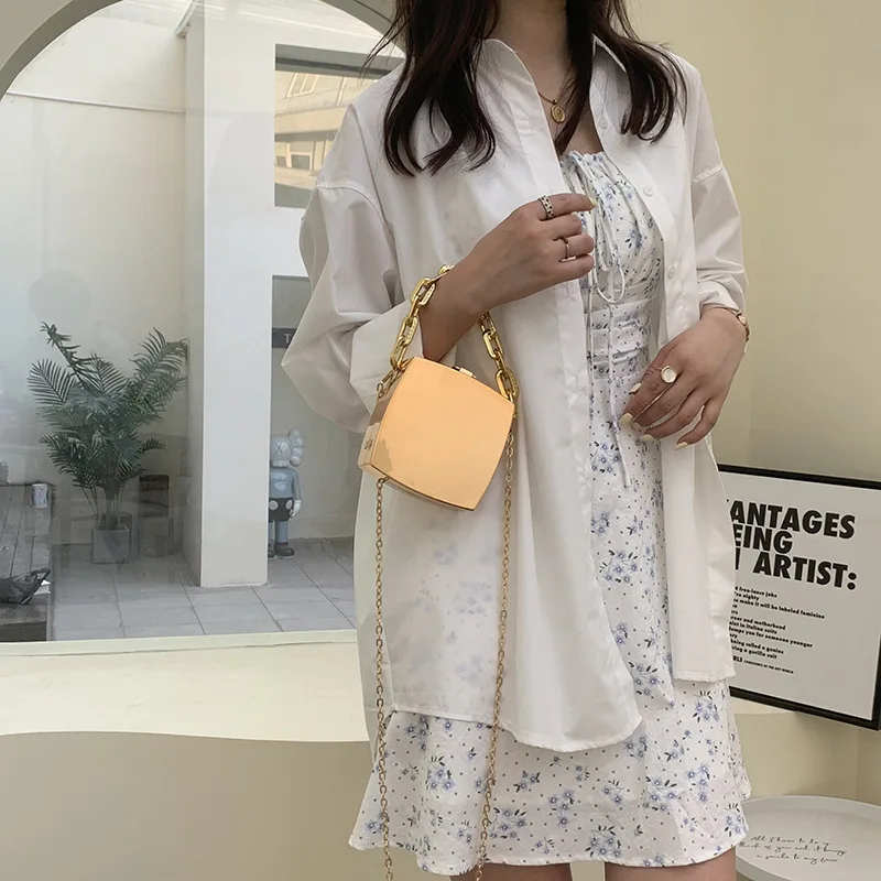 Purses and Handbags for Women 2023 New Fashion Chain Small Box Bag Mirror Square Shoulder Bag Woman High Quality Crossbody Bags
