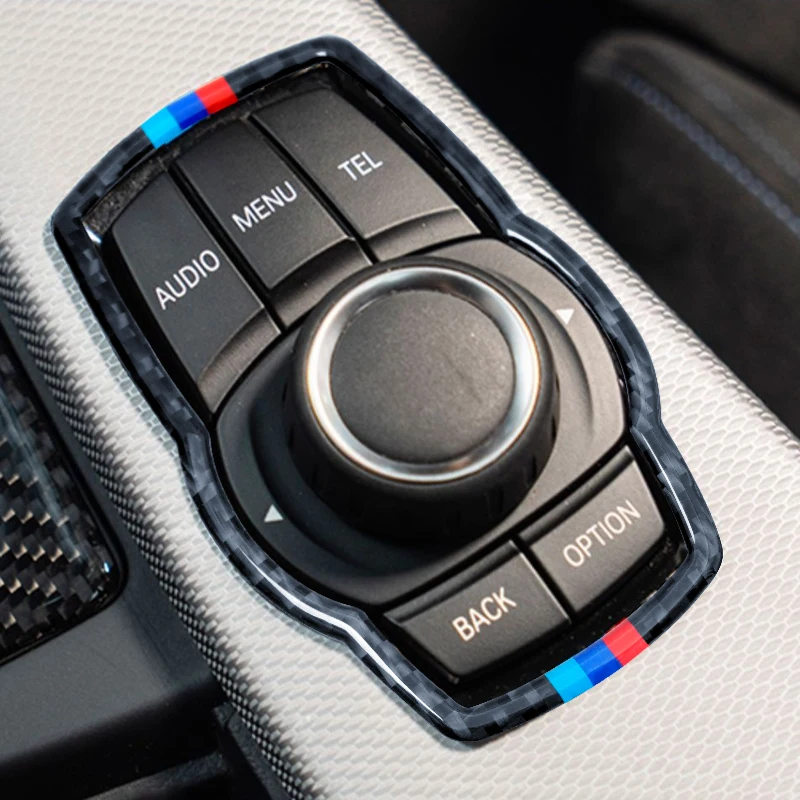 

Car Media Frame Sticker Multimedia Button Panel Cover For M Performance Styling Stickers For BMW X1 X3 5 E83 E90 E91 F15 F16 F20
