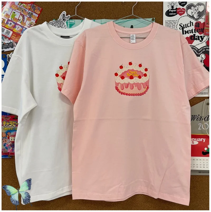 

Happy Birthday Make A Wish T-SHIRT Cake Print T-Shirt
