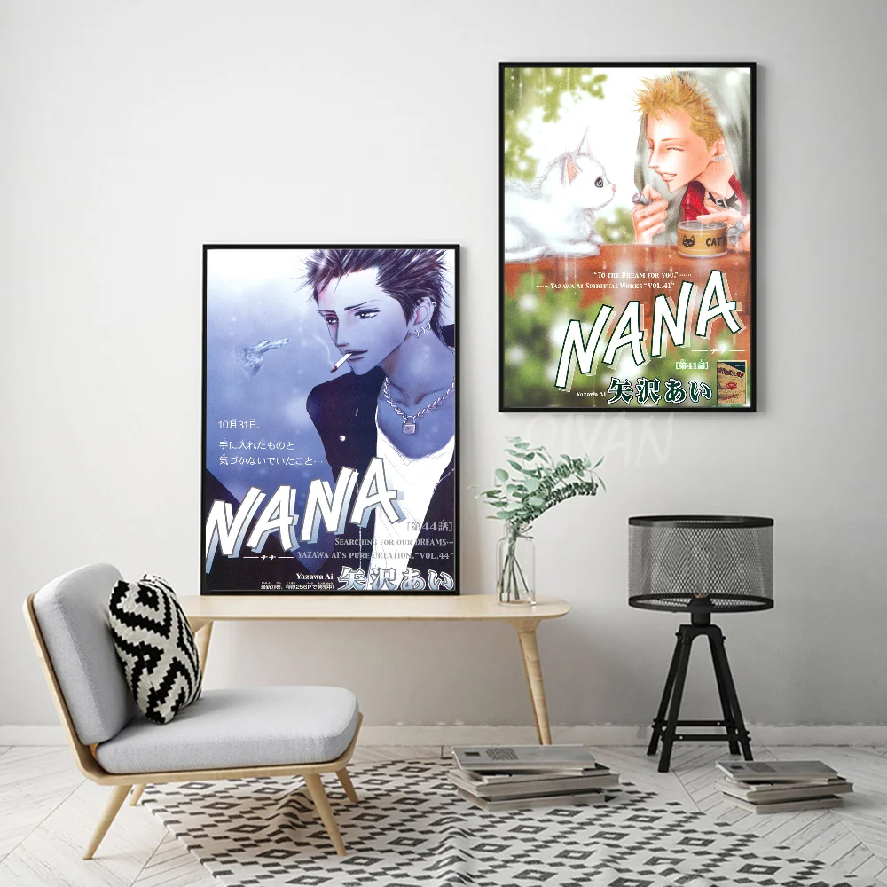 Аниме НАНА плакат настенное искусство домашний декор комнаты цифровая живопись