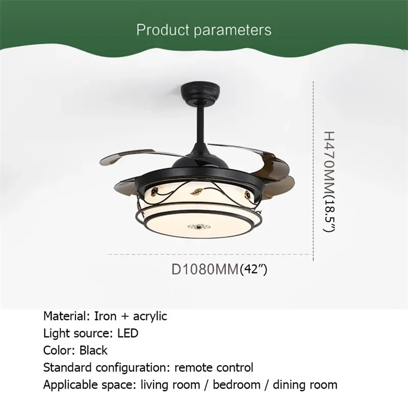 Современный телефон TEMAR с подсветкой черный дистанционным управлением 3 цвета