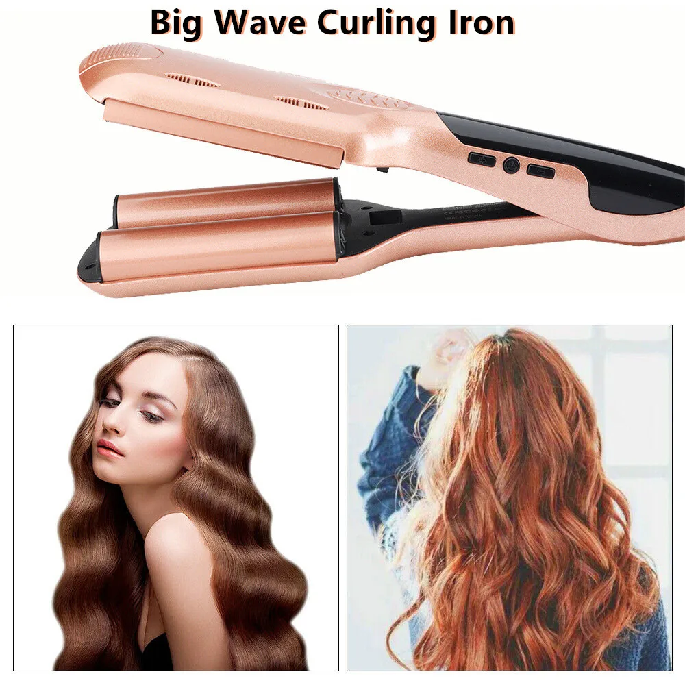 Hair Curler Wave Curling Iron Styling Tool Big Waving Hair Styler Triple Barrel Wand Hair Waver Professional Women Hairdressing